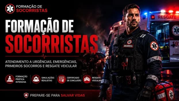 Imagem do Formação de Socorristas Atendimento a Urgências, Primeiros Socorros e Resgate Veicular