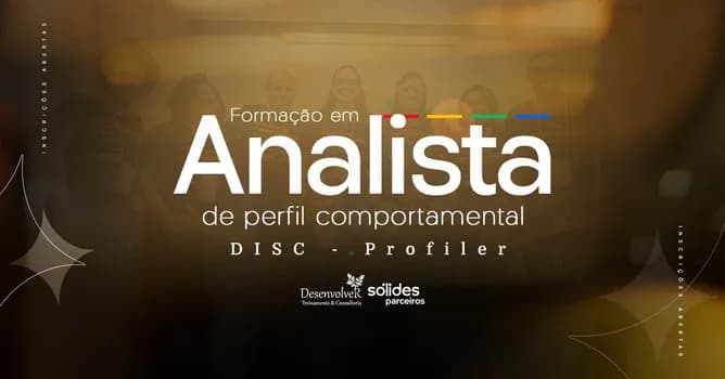 Imagem do Formação em Analista de Perfil Comportamental (Analista DISC) - SALVADOR