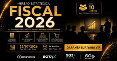 Formação estratégica fiscal 2026 - 23/07 em São Paulo