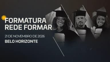 Formatura 2026 - Rede Formar em Belo Horizonte