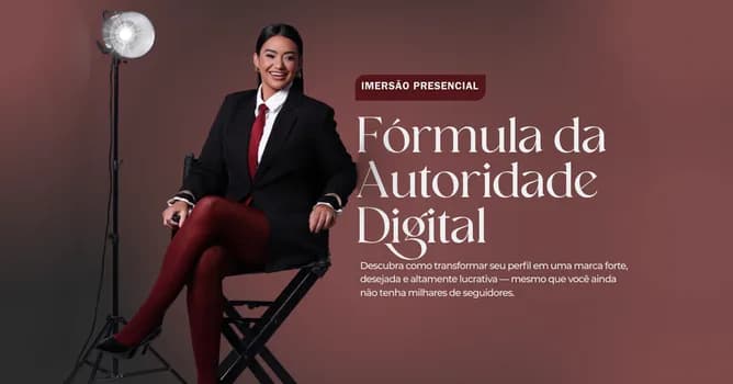 Imagem do Fórmula de Autoridade Digital Imersão | 2 Dias para Construir Sua Marca e Monetizar