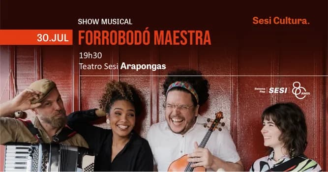 Imagem do Forrobodó Maestra| Teatro Sesi Arapongas
