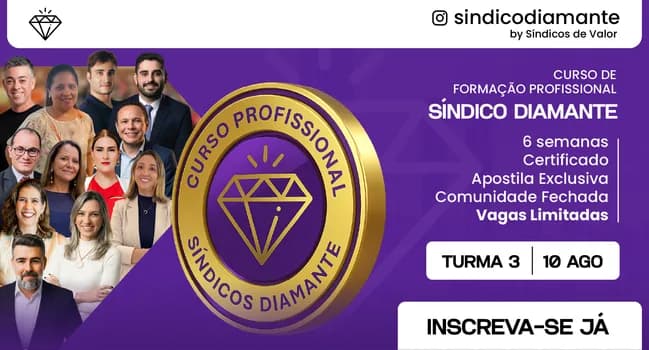 Imagem do FORTALEZA - CURSO DE FORMAÇÃO PROFISSIONAL SINDICO DIAMANTE