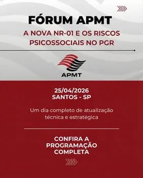 FÓRUM A NOVA NR 1 E OS RISCOS PSICOSSOCIAIS - REGIONAL SANTOS em Santos