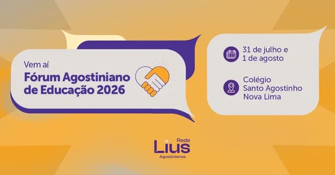 Imagem do Fórum Agostiniano de Educação 2026