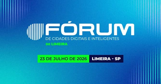 Imagem do Fórum de Cidades Digitais e Inteligentes de Limeira