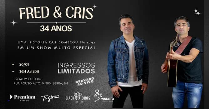 Imagem do Fred e Cris - Ao Vivo no Quintal do Premium Estúdio