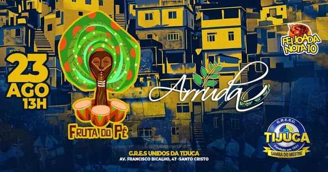 Imagem do Fruta do Pé e Arruda - Unidos da TIjuca - Samba do Mestre