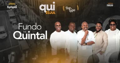 FUNDO DE QUINTAL NO BAR DA LAPA em Rio de Janeiro