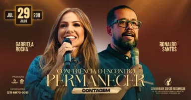 GABRIELA ROCHA EM CONTAGEM - CONFERÊNCIA O ENCONTRO PERMANECER em Contagem