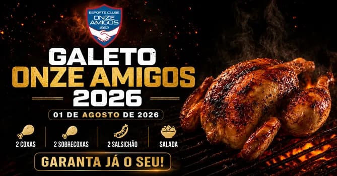 Imagem do GALETO ONZE AMIGOS 2026