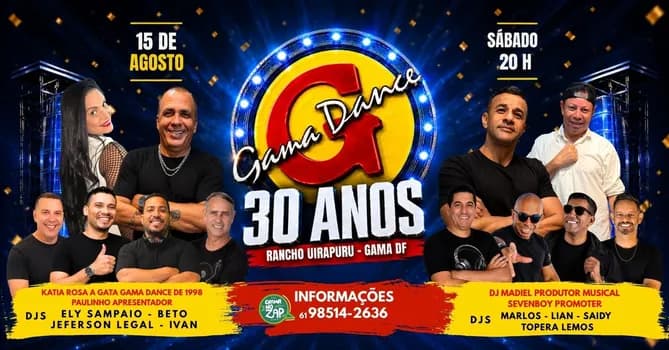 Imagem do Gama Dance 30 anos