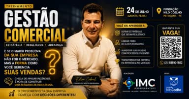 Gestão Comercial - SEU NEGÓCIO EM OUTRO NÍVEL. em Petrolina