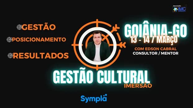 Imagem do GESTÃO CULTURAL - COMO GERENCIAR SEU NEGÓCIO E SE POSICIONAR NO MERCADO?