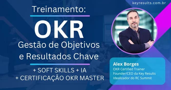 Imagem do Gestão de Objetivos e Resultados Chave com OKR + Soft Skills + IA + Certificação OKR Master