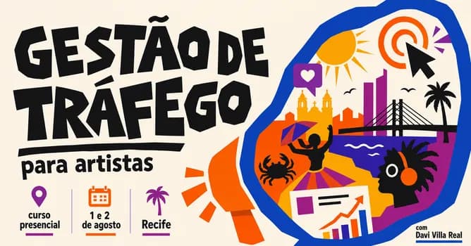 Imagem do GESTÃO DE TRÁFEGO para ARTISTAS! Com Davi Villa Real