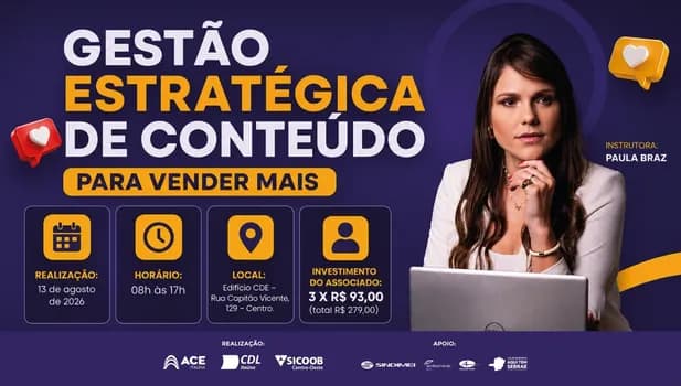 Imagem do GESTÃO ESTRATÉGICA DE CONTEÚDO PARA VENDER MAIS