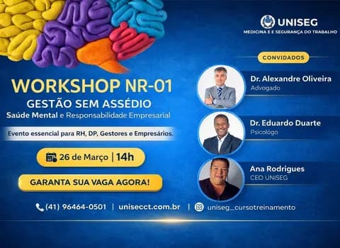 Imagem do Gestão sem Assédio: Saúde Mental, NR-1 e Responsabilidade Empresarial