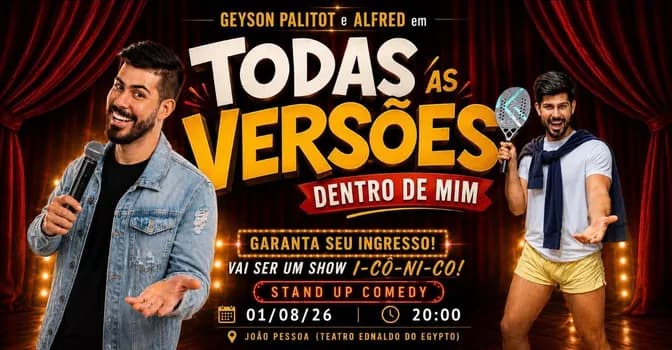Imagem do Geyson Palitot e Alfred em "Todas as versões dentro de mim"