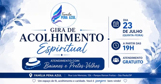 Imagem do Gira de Acolhimento Espiritual
