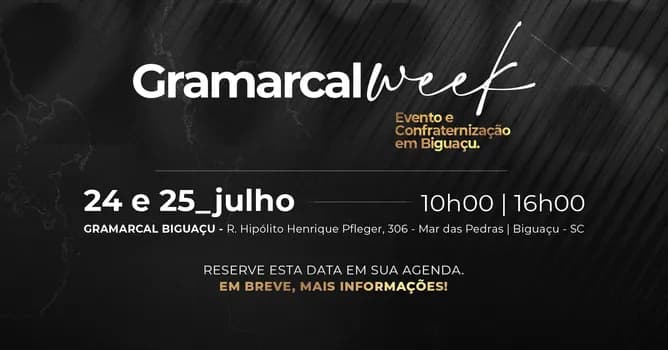 Imagem do Gramarcal Week | Biguaçu/SC
