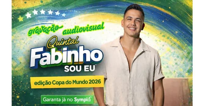 Imagem do Gravação Audiovisual Fabinho Sou Eu - Copa do Mundo 2026