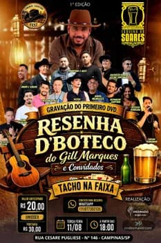 Imagem do Gravação do DVD Resenha D'Boteco