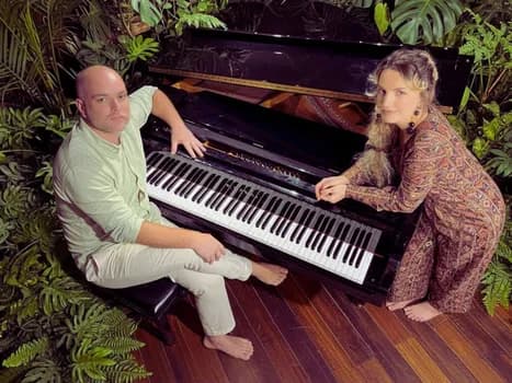 Imagem do Grazie Wirtti e Fernando Leitzke - A VOZ DA AMÉRICA LATINA, homenagem Mercedes Sosa - Casa do Choro