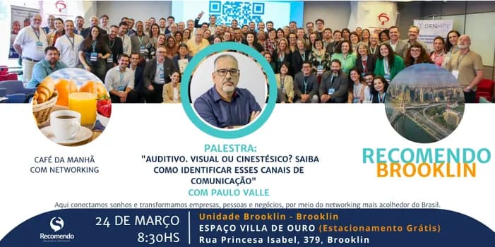 Imagem do Grupo Recomendo - Unidade Brooklin - Fazendo parcerias e negócios entre amigos.