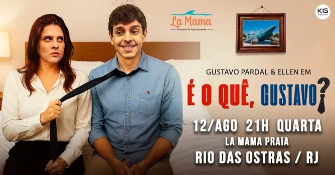 Imagem do Gustavo Pardal & Ellen em "É O QUE GUSTAVO ?" - RIO DAS OSTRAS