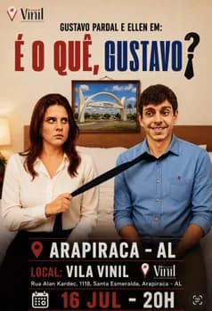 Imagem do Gustavo Pardal e Ellen em Arapiraca