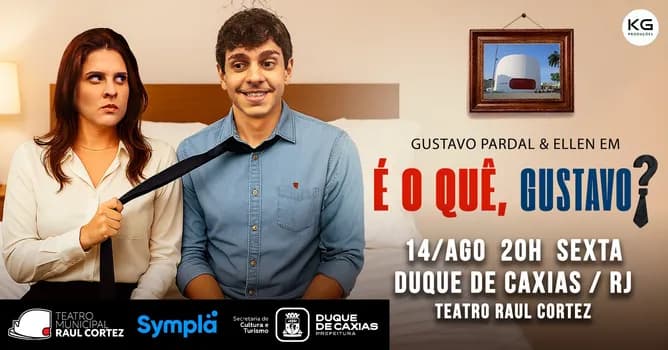 Imagem do Gustavo Pardal e Ellen em: É O QUÊ, GUSTAVO?