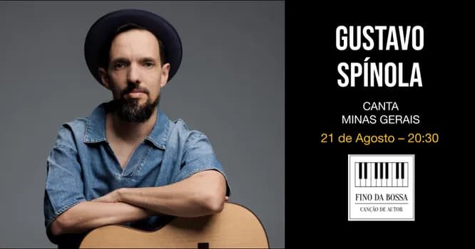 Imagem do Gustavo Spínola no Fino da Bossa
