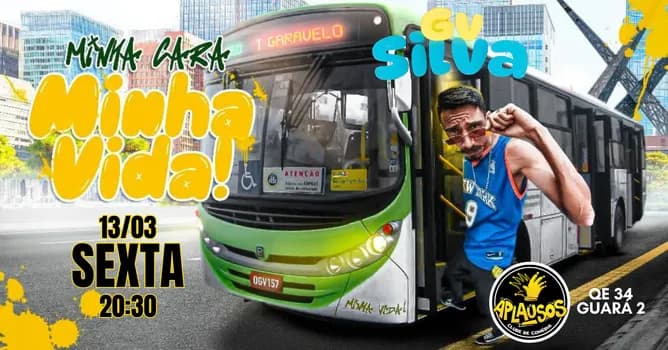 Imagem do GV Silva em Minha Cara, Minha Vida - Comédia stand-up -