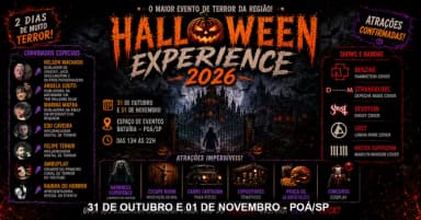 Halloween Experience em Poá