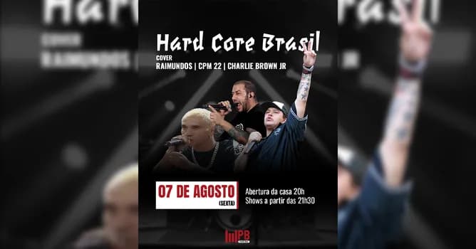 Imagem do HARD CORE BRASIL - RAIMUNDOS, CPM22, CHARLIE BROWN JR.