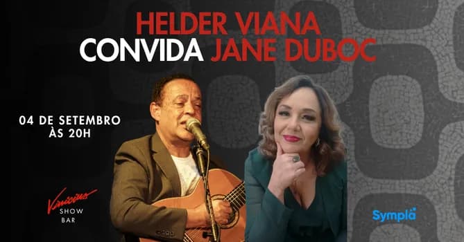 Imagem do Helder Viana convida Jane Duboc