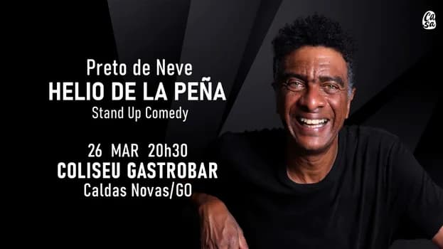 Imagem do Helio de la Pena em Preto de Neve em Caldas Novas
