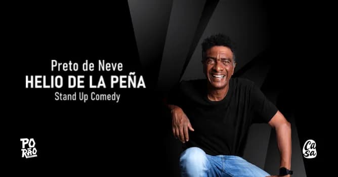 Imagem do Hélio de La Peña - Preto de Neve - no Porão Comedy BC