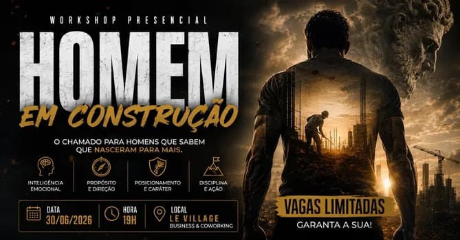 Imagem do Homem em Construção: Workshop Presencial - Joinville - SC