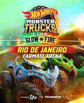 HOT WHEELS MONSTER TRUCKS LIVE GLOW N FIRE - RIO DE JANEIRO SESSÃO 18:30 em Rio de Janeiro