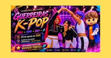 Huntrix: As Guerreiras do K-Pop + JP em Maceió