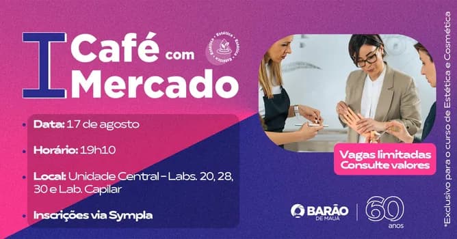Imagem do I Café com Mercado e Encontro com Egressos.