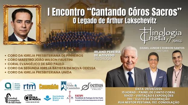 Imagem do I Encontro Cantando Coros Sacros - O Legado de Arthur Lakschevitz