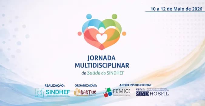 Imagem do I JORNADA MULTIDISCIPLINAR DE SAÚDE DO SINDHEF: BEM-ESTAR E SAÚDE MENTAL