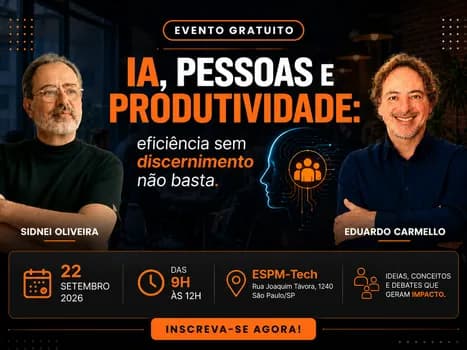 Imagem do IA, Pessoas e Produtividade: eficiência sem discernimento não basta