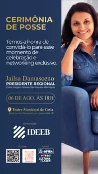 Imagem do IDEEB - Cerimonia de posse Presidente Regional Jailsa Damasceno
