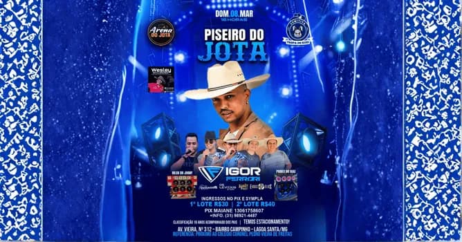 Imagem do IGOR FERRARI NO PISEIRO DO JOTA EM LAGOA SANTA 08/03/26