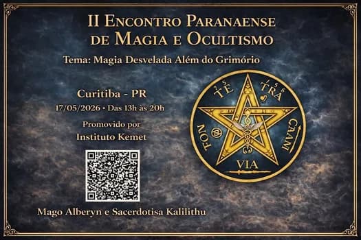Imagem do II Encontro Paranaense de Magia e Ocultismo - Tema: Magia Desvelada Além do Grimório