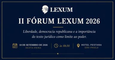 II Fórum Lexum 2026 em São Paulo